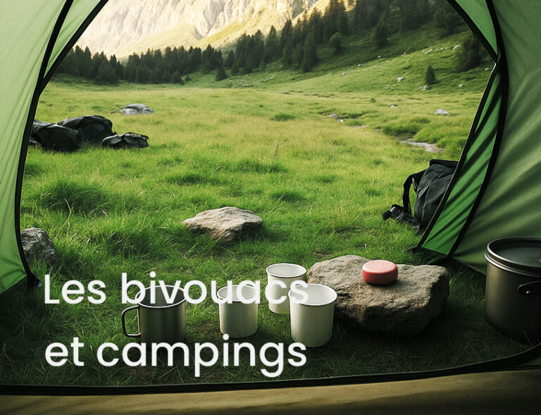 visuel encart bivouac et campings GRP Tour de la Barguillere