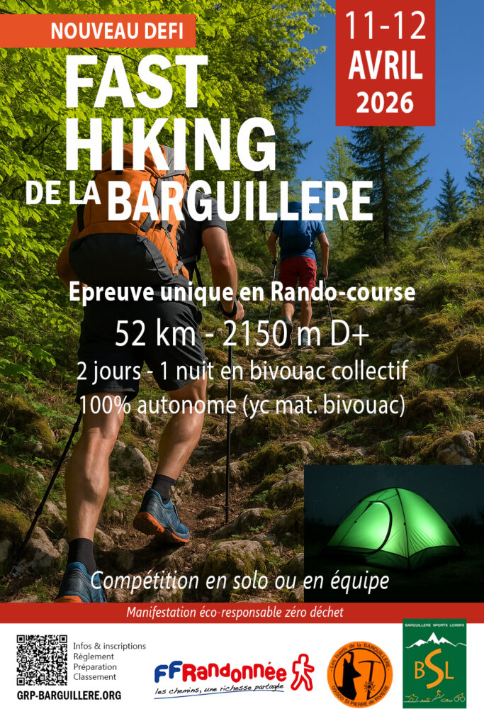 FAST HIKING DE LA BARGUILLERE